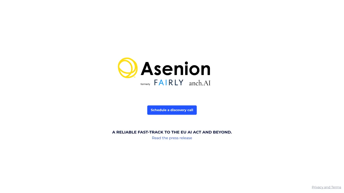 Asenion website homepage