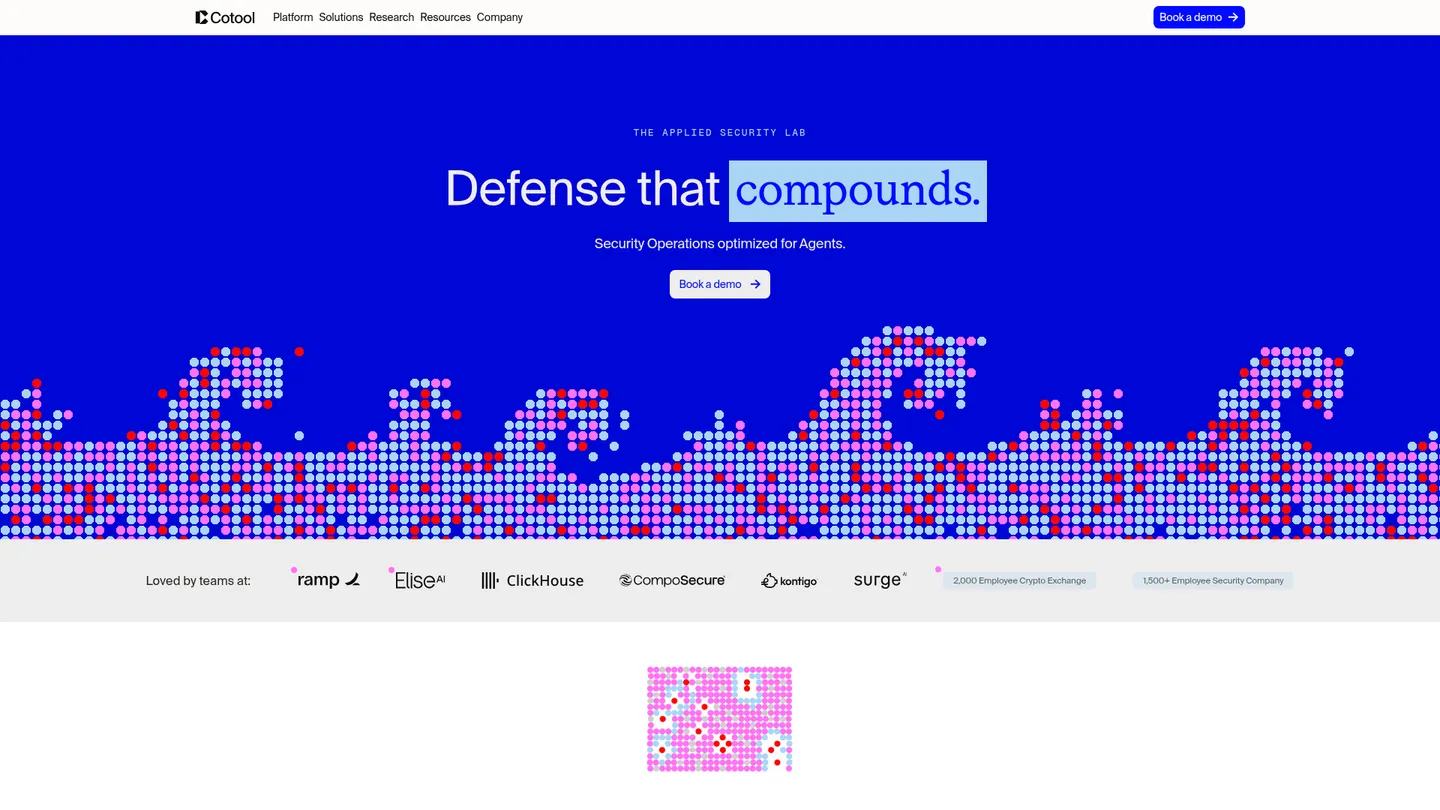 Cotool website homepage