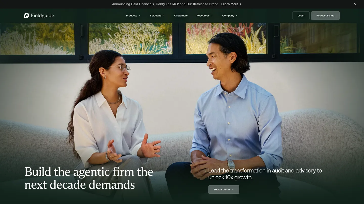 Fieldguide website homepage