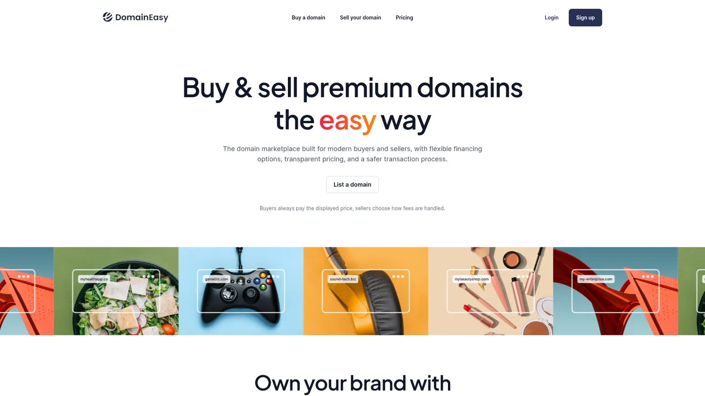 Kintsugi website homepage