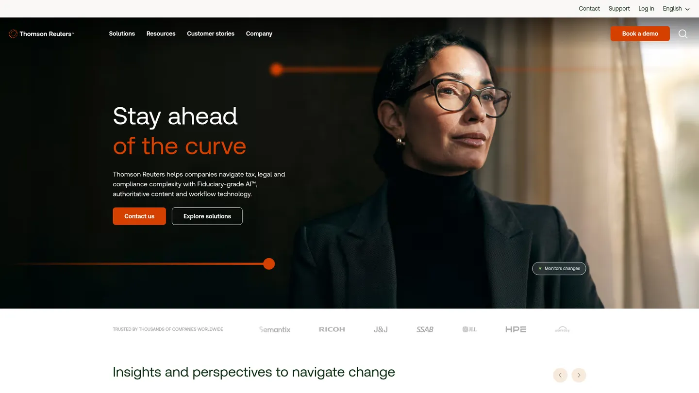 ONESOURCE Pagero website homepage
